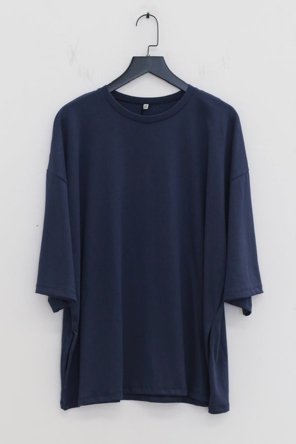BASERANGE 2025 Fall/Winter Printed Short-Sleeve T-Shirt BAS-TTPTS-RCR-AU25-ECHO BLUE